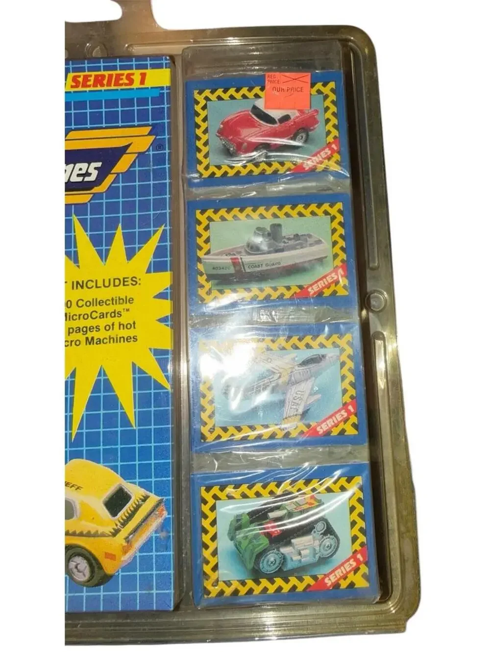 Micro Machines MicroCards Kit Series 1 1989 Sealed New 100 Collectible Original